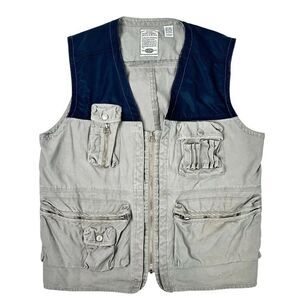 Vintage Bugle Boy Tactical Fishing Vest Size Large Men